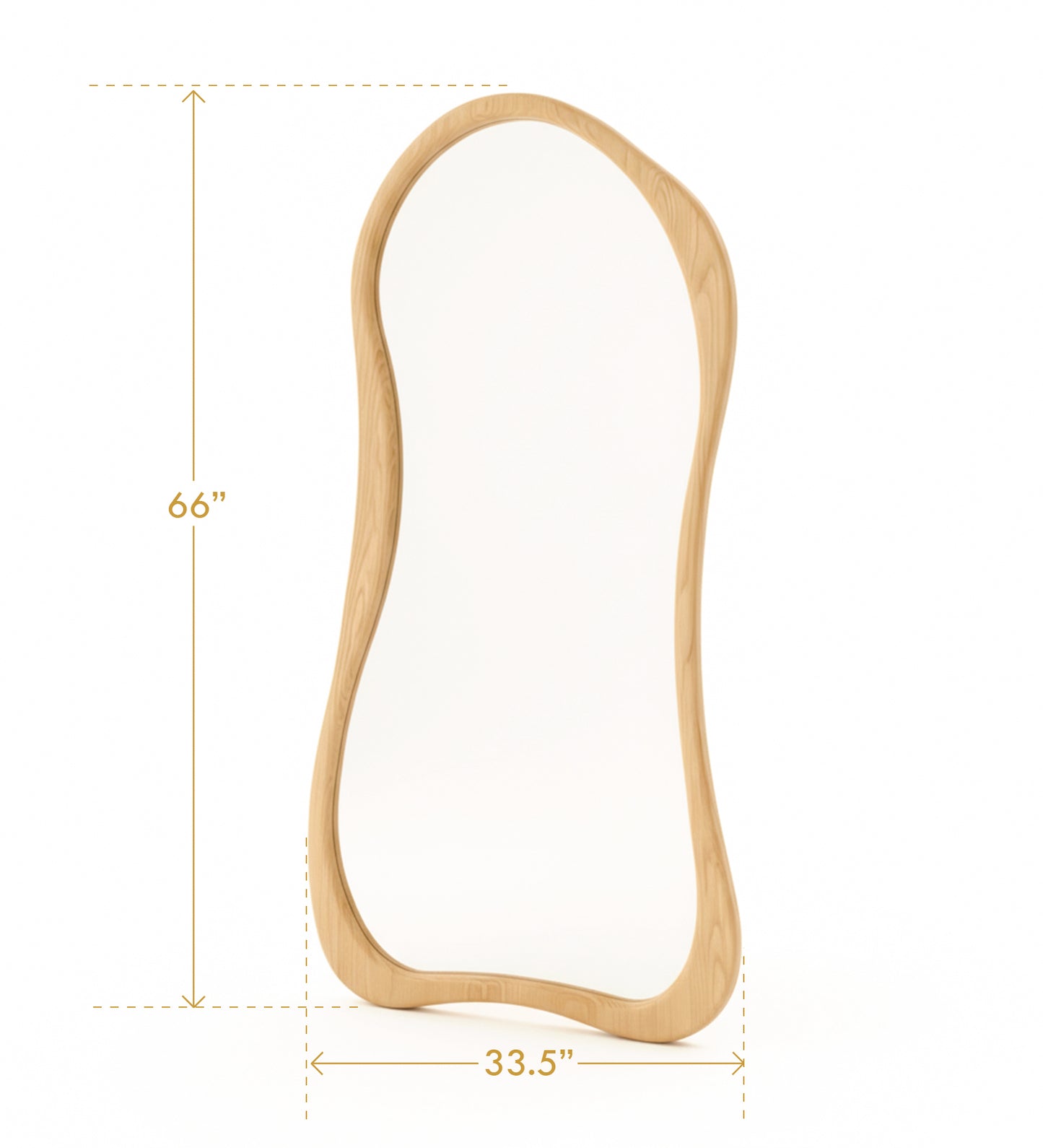 Nordic Celest Scandinavian Pinewood Mirror