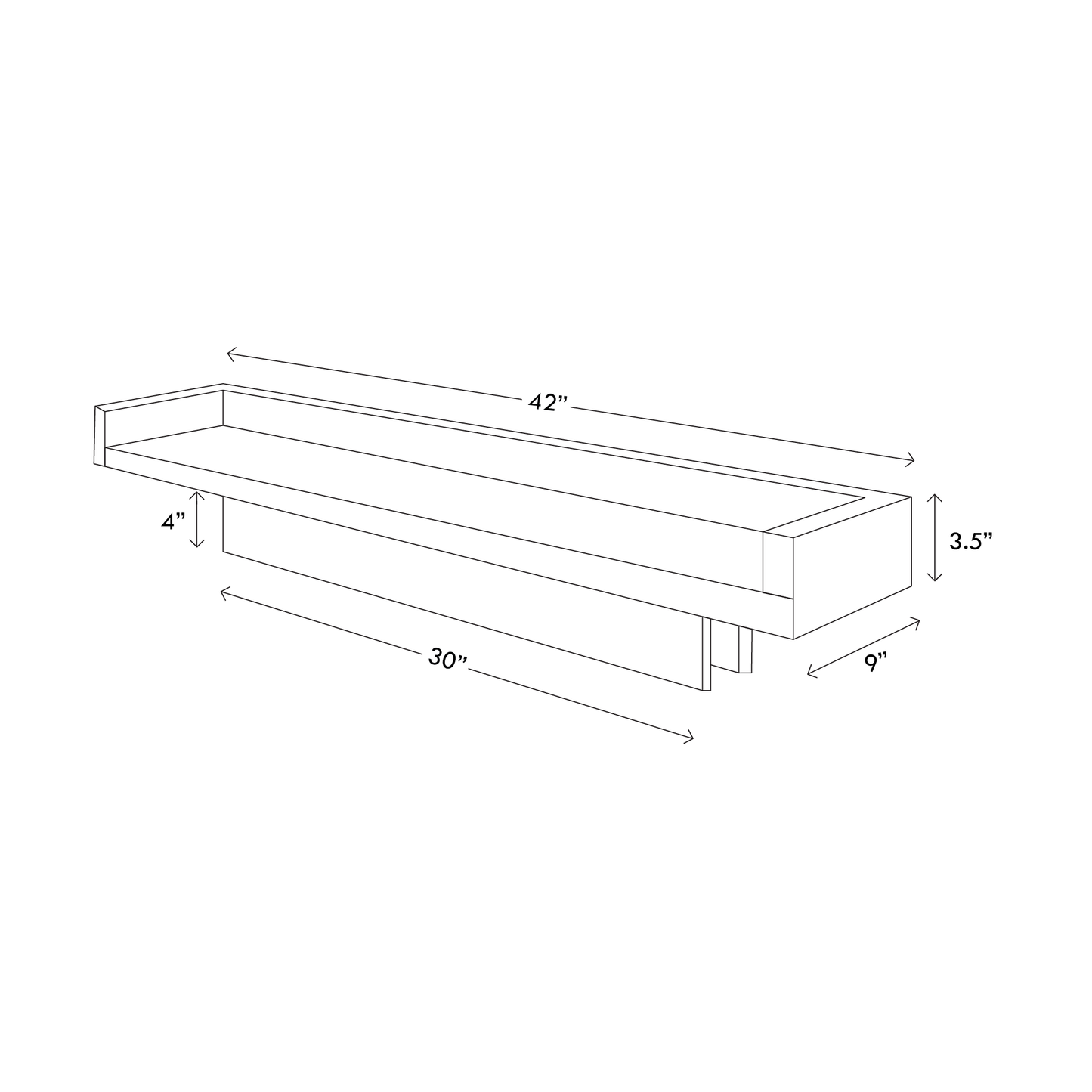 Grill/Balcony Shelf
