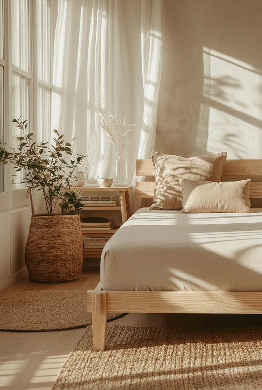 The Grain, the Knot and the Imperfection: Why Wabi-Sabi Makes Solid Wood the Most Beautiful Material in a Bedroom