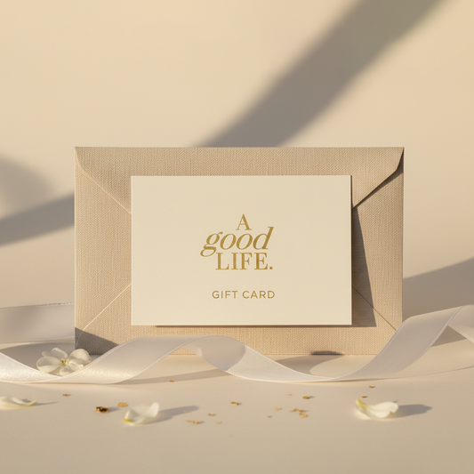 Gift card as a thoughtful furniture gift option, A Good Life