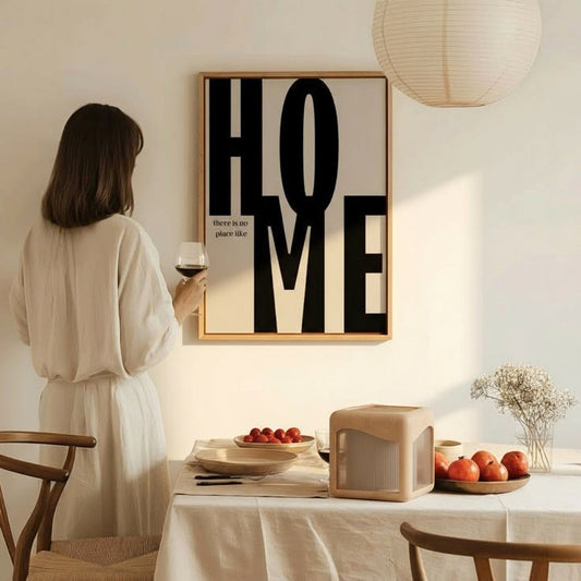 Wooden air purifier placed in an open room, A Good Life
