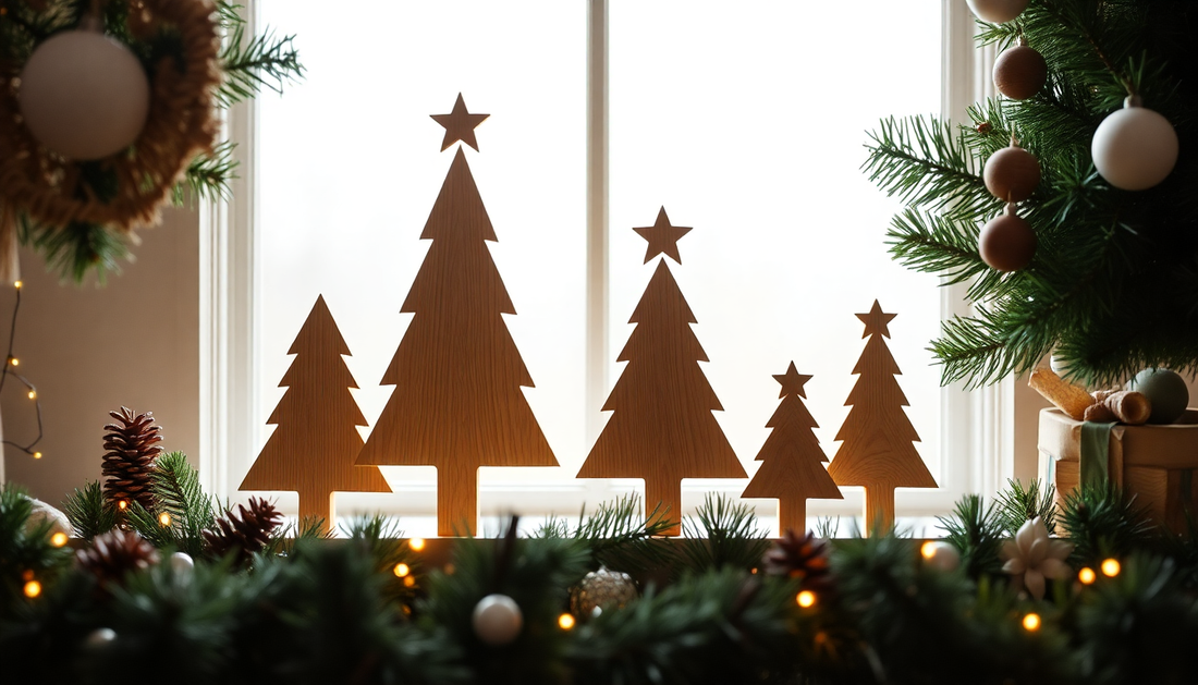 CHRISTMAS AND NEW YEAR DECORATIONS USING RECYCLED MATERIALS