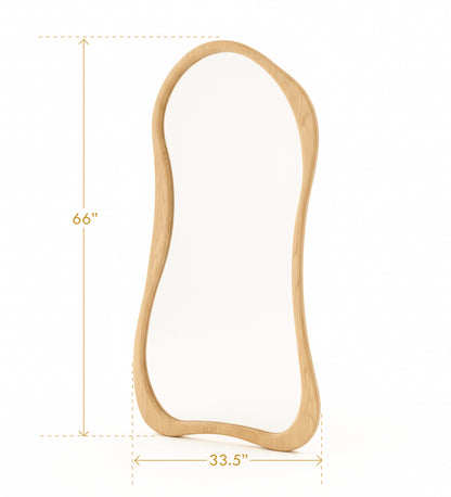 Nordic Celest Scandinavian Pinewood Mirror