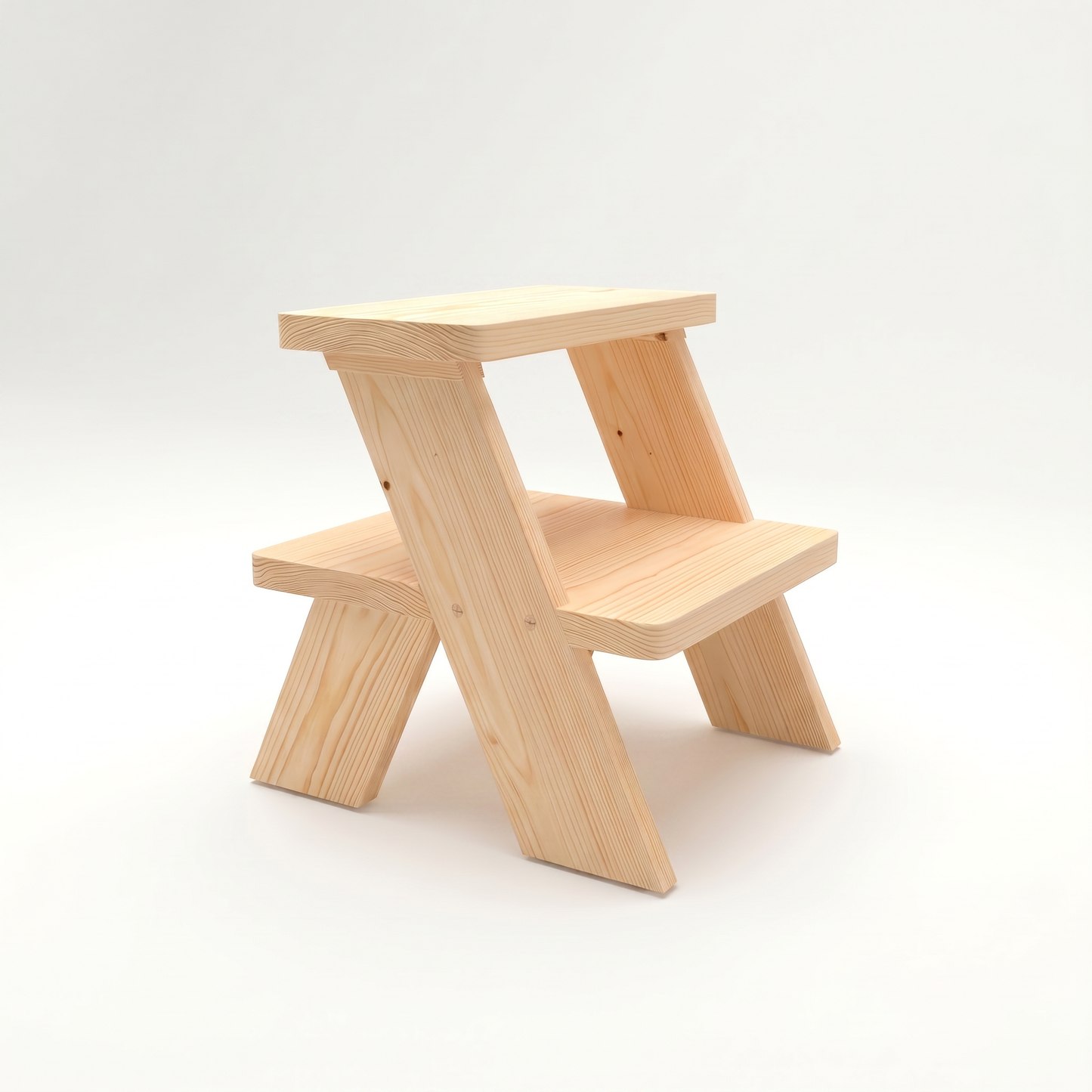 Chibi Step Stool used as a side table in a minimalist home setting, A Good Life