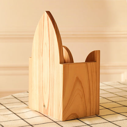 Buy pinewood press iron holder - handcrafted Scandinavian laundry room furniture