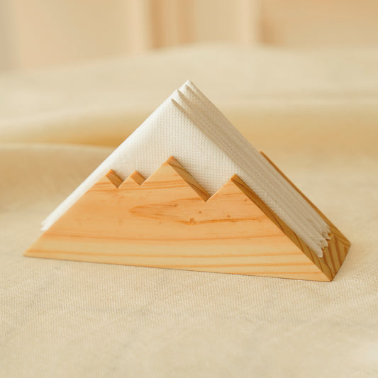 Everest napkin holder solid pinewood handcrafted Nordic minimalist design
