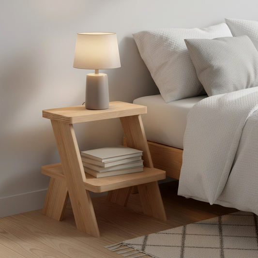 Wabi-Sabi Step side Nightstand
