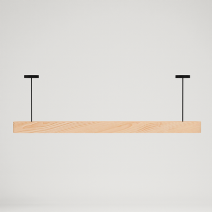 A Good Life Hikari beam pendant lighting ceiling light with minimalist natural wood design