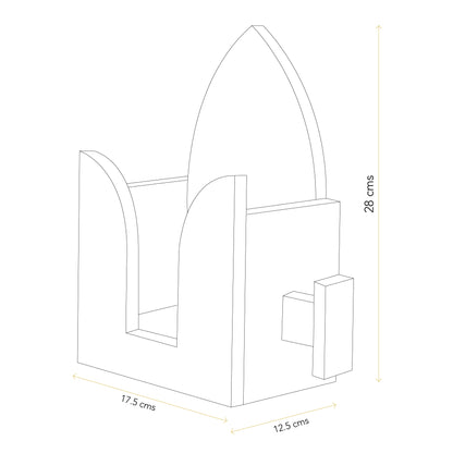Wooden Iron Holder