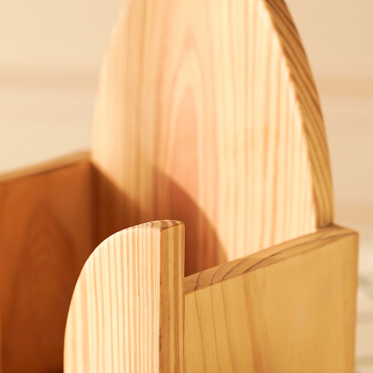 Minimalist home wooden iron storage rack - Scandinavian design for organized living