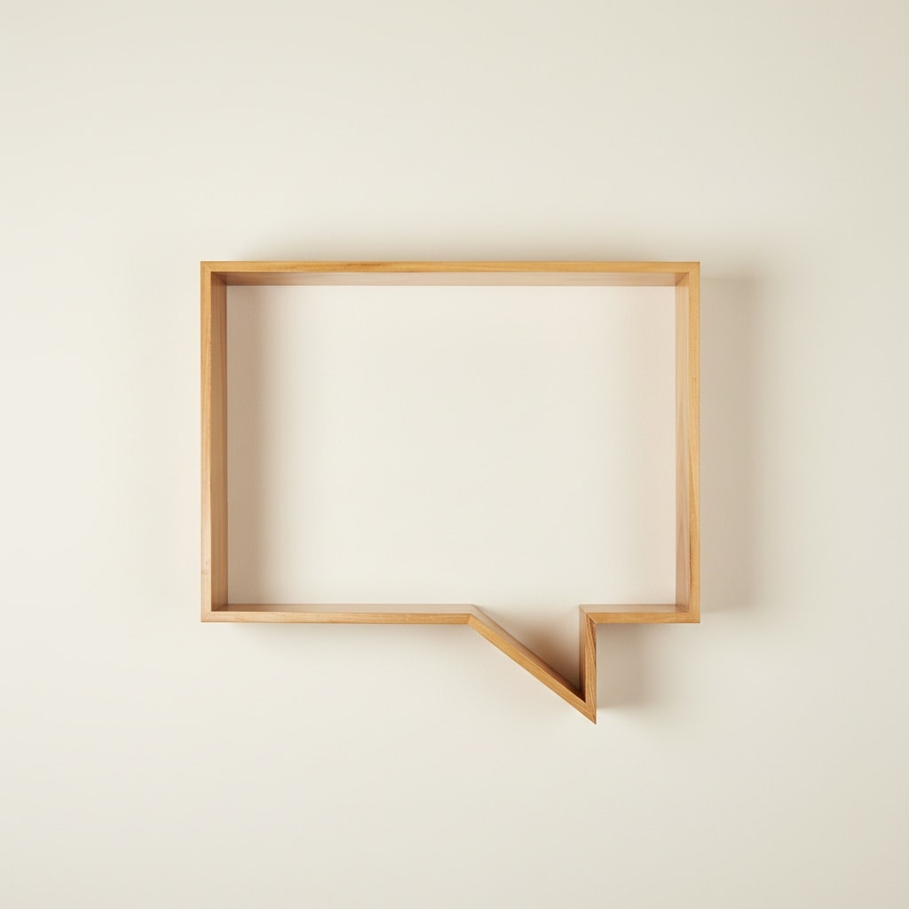 Minimalist quote style wall shelf home decor in solid pine wood with Nordic charm for books and plants display