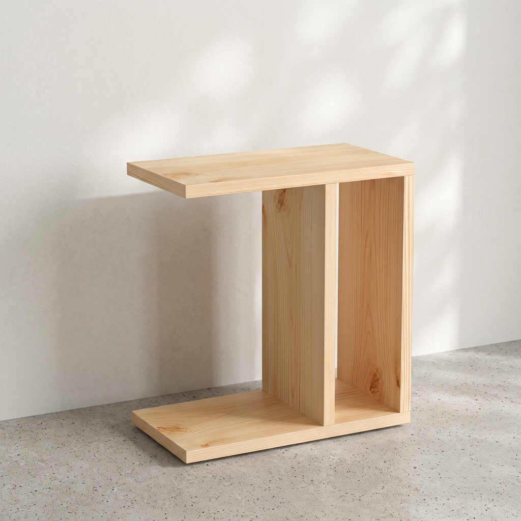 Nami Nightstand styled in a calm minimal bedroom — A Good Life