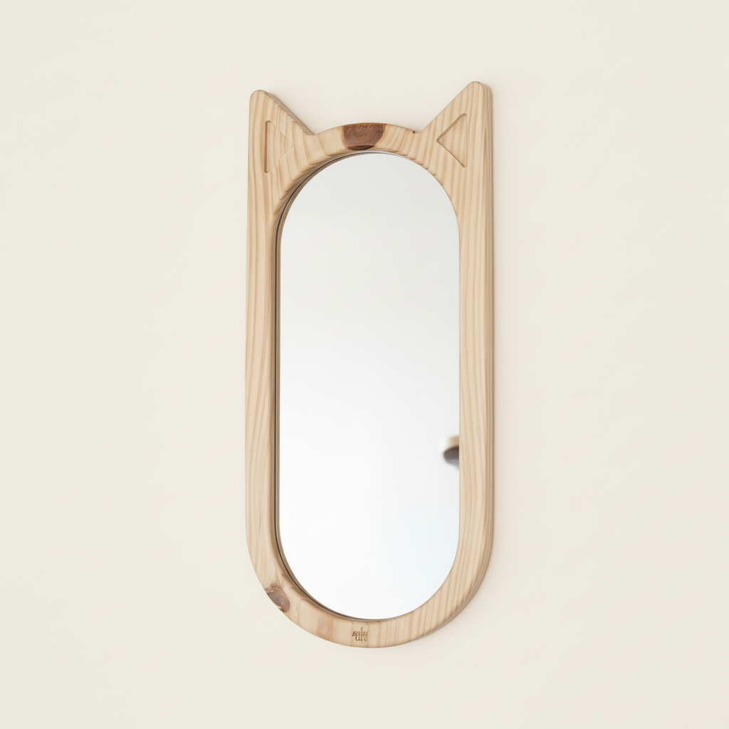 Nordic Cat Mirror — Studio Angled