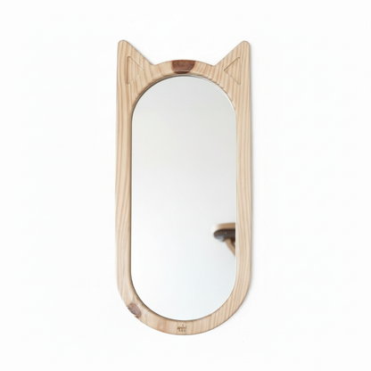 Nordic Cat Mirror — Studio, Same Frame