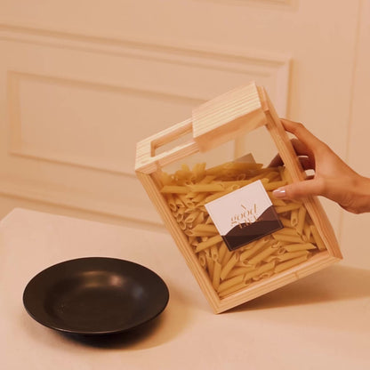 A Good Life Minimalist Pine Pantry Storage Box - Set of 2
