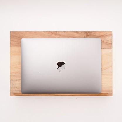 Scandinavian handcrafted laptop riser desk stand premium pinewood workspace organizer A Good Life