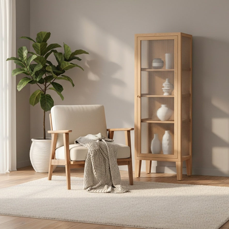 Nordic Fluted Cabinet