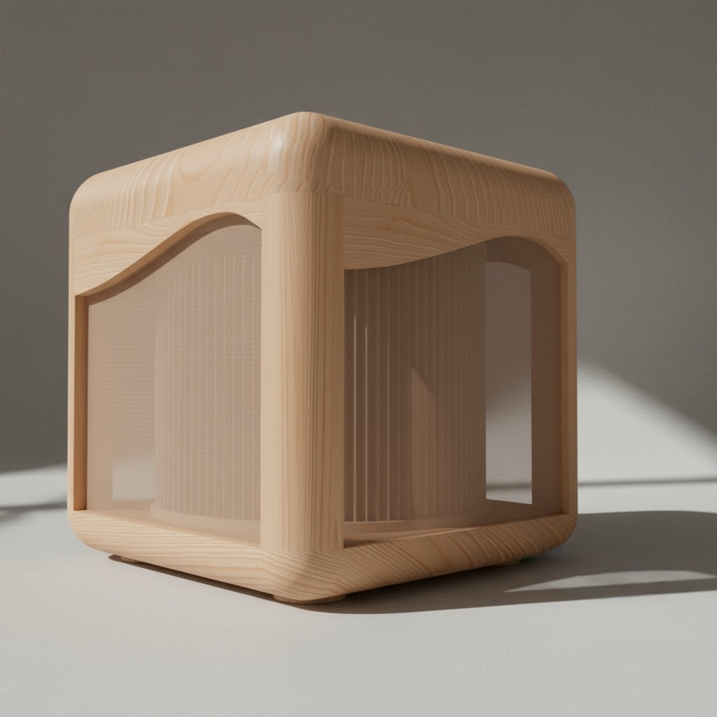 Scandinavian Zenny Air Cube mini purifier white compact design for clean air and healthy living